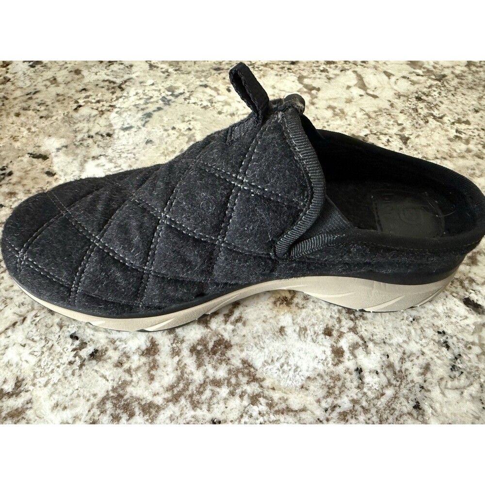 Bionica Akina Black Wool Slip-On Shoes Women's Size 7 M